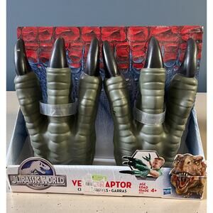 Jurassic World Park Dinosaur One-Size Velociraptor Claws Costume Toy Gloves NEW